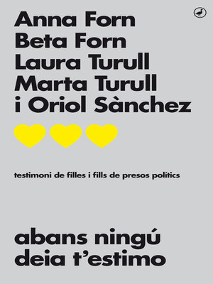 cover image of Abans ningú deia t'estimo